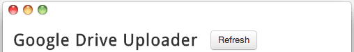 Google Drive Uploader with no frame