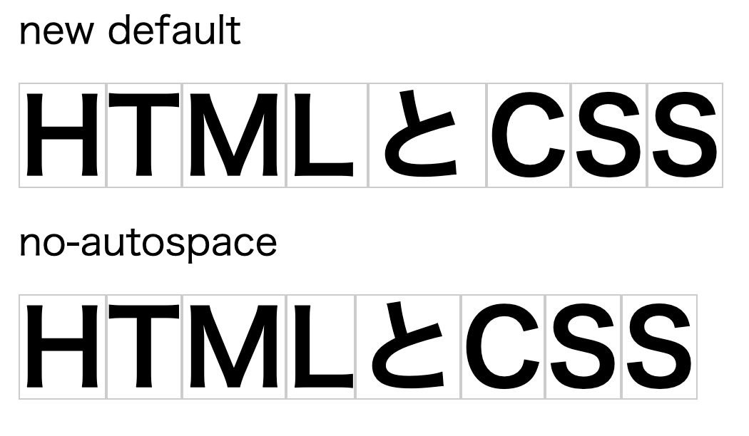 Die neue Standardeinstellung verwendet kleine Abstände für eine bessere Lesbarkeit, die mit „text-autospace“ gesteuert werden können.