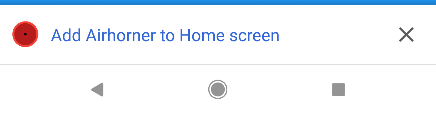 Lo screenshot della mini infobar.