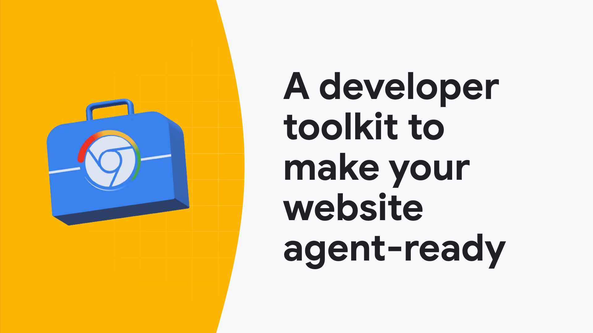 A developer toolkit to make your website agent-ready