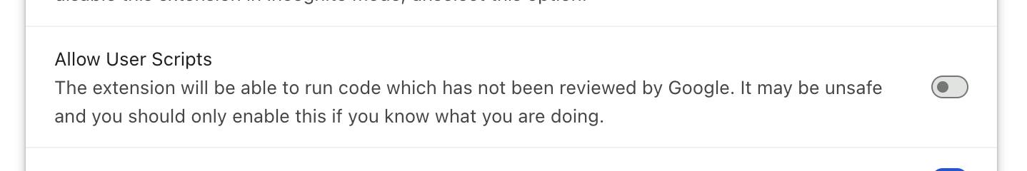 Kullanıcı komut dosyalarına izin ver iletişim kutusu.