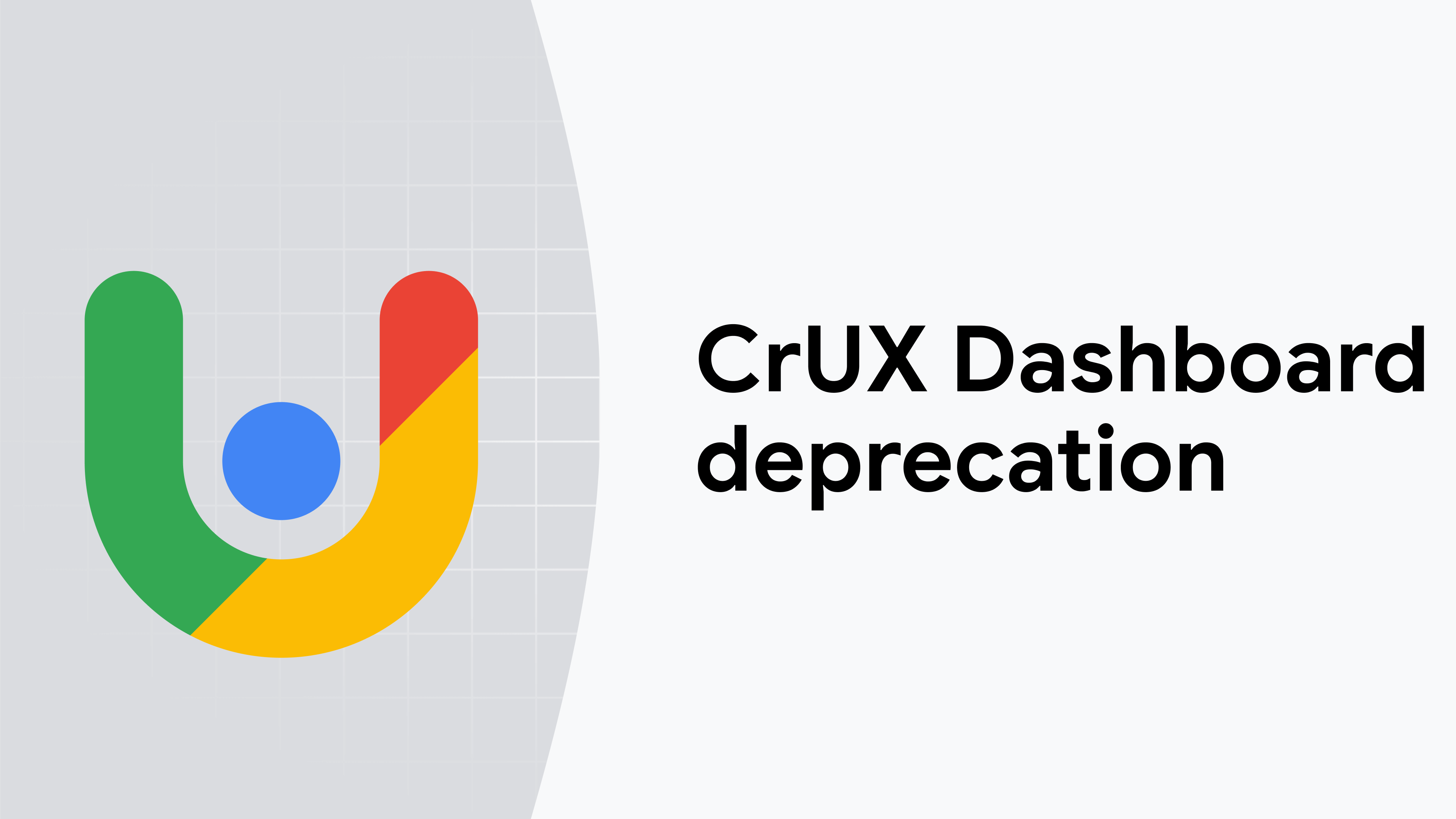 CrUX Dashboard deprecation