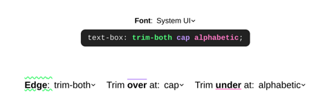 CSS text-box-trim | Blog | Chrome for Developers