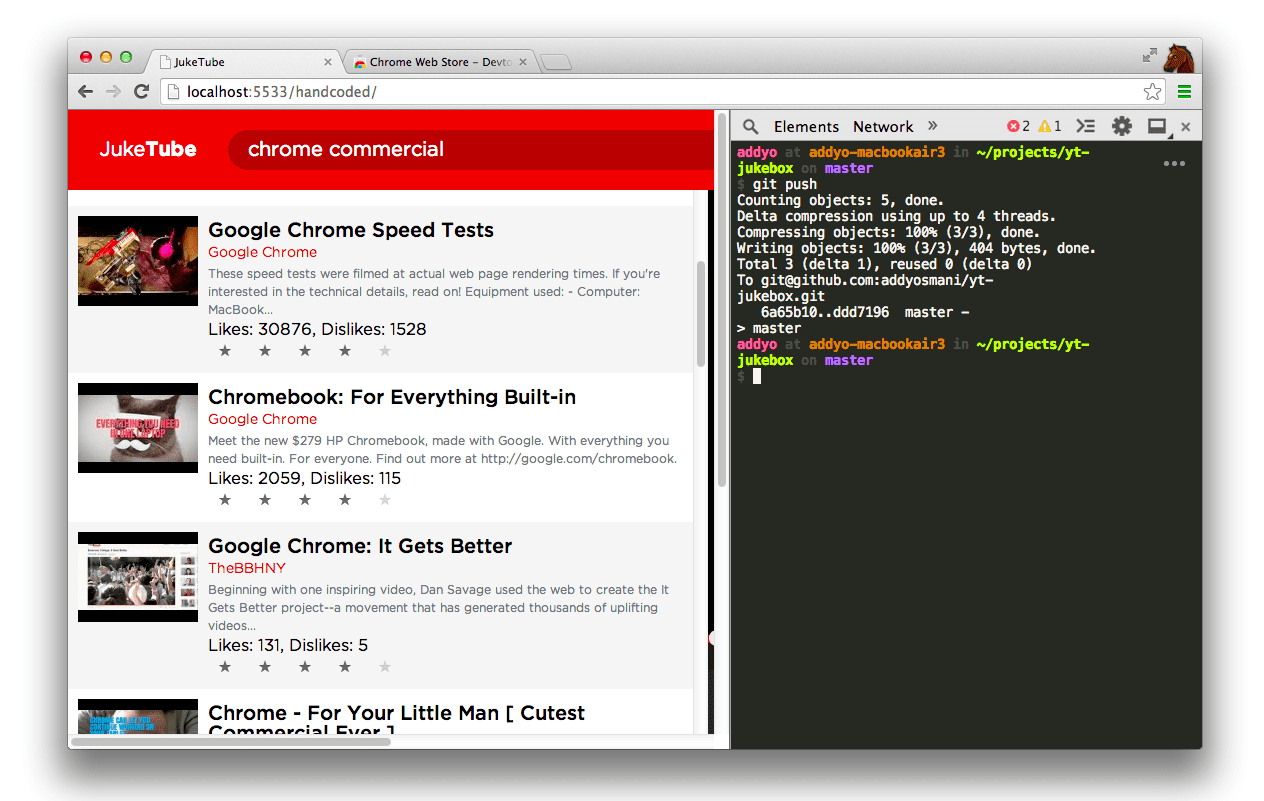 Terminal DevTools sangat cocok untuk penyesuaian baris perintah dengan cepat.