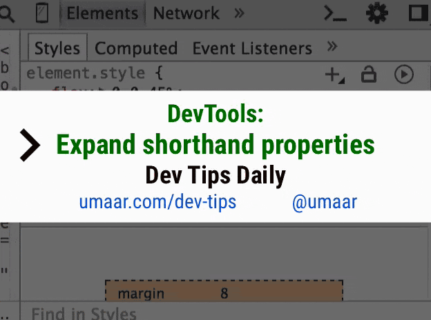 Expand CSS shorthand properties