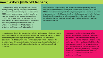 Contoh tata letak flexbox baru