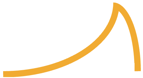 Forme d'angle tronqué, représentant deux angles (un arrondi, un en forme de scoop).