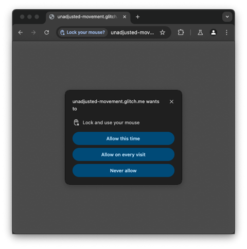 键盘锁定 API 和 Pointer Lock API 需要从 Chrome 131 获得权限 | Blog | Chrome for ...