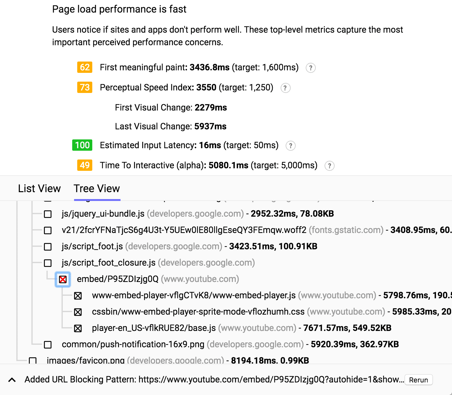 Toggling runtime settings