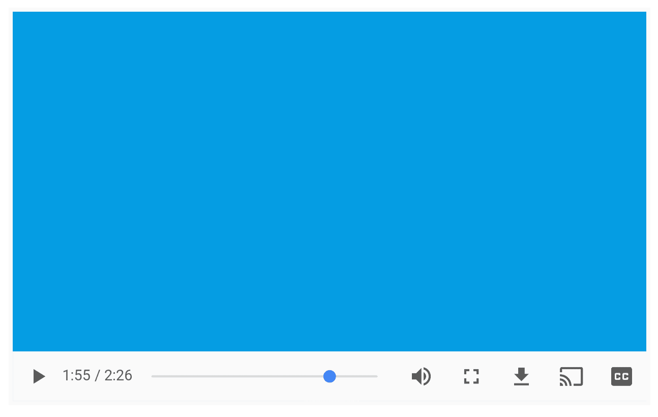 การควบคุมสื่อในตัวใน Chrome 58