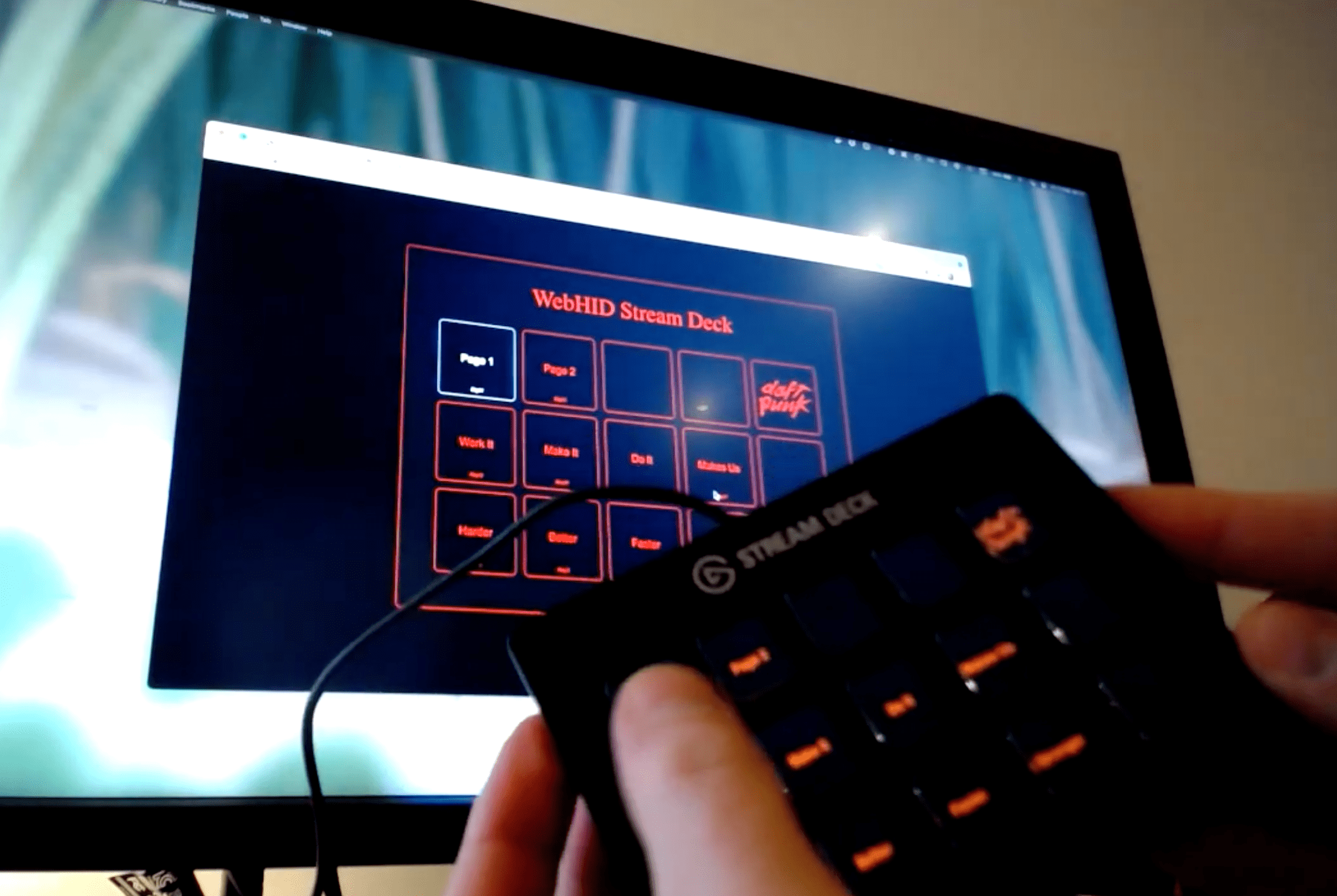 Stream Deck con Daft Punk Drum Pad