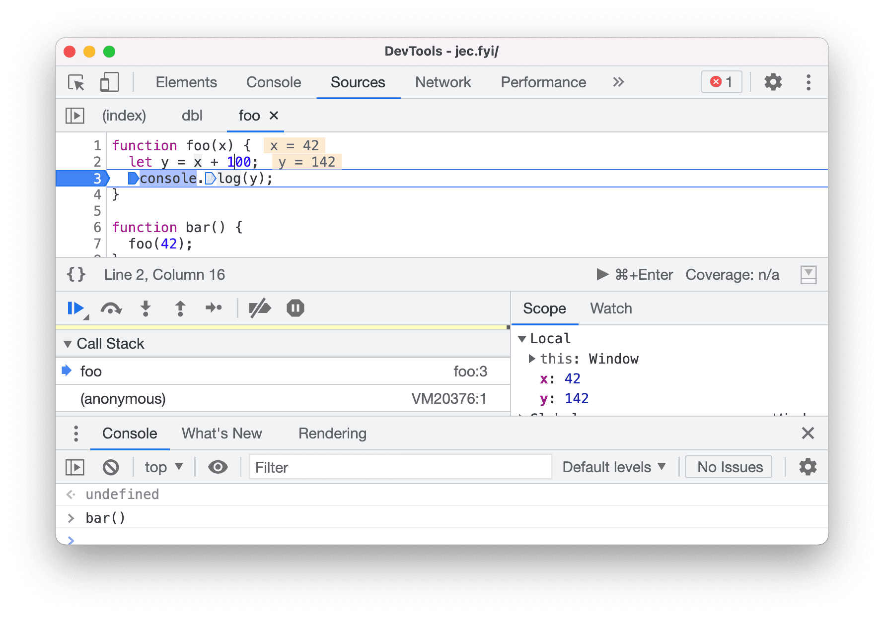Live-Bearbeitung während des Debuggings