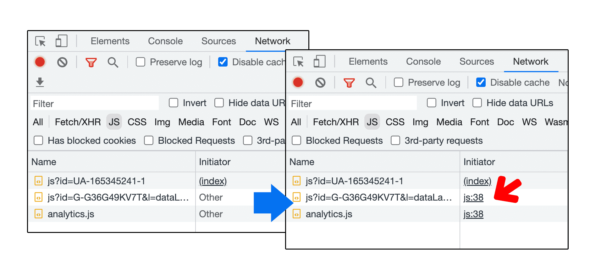 Supporta le informazioni complete dell&#39;iniziatore per l&#39;importazione HAR.