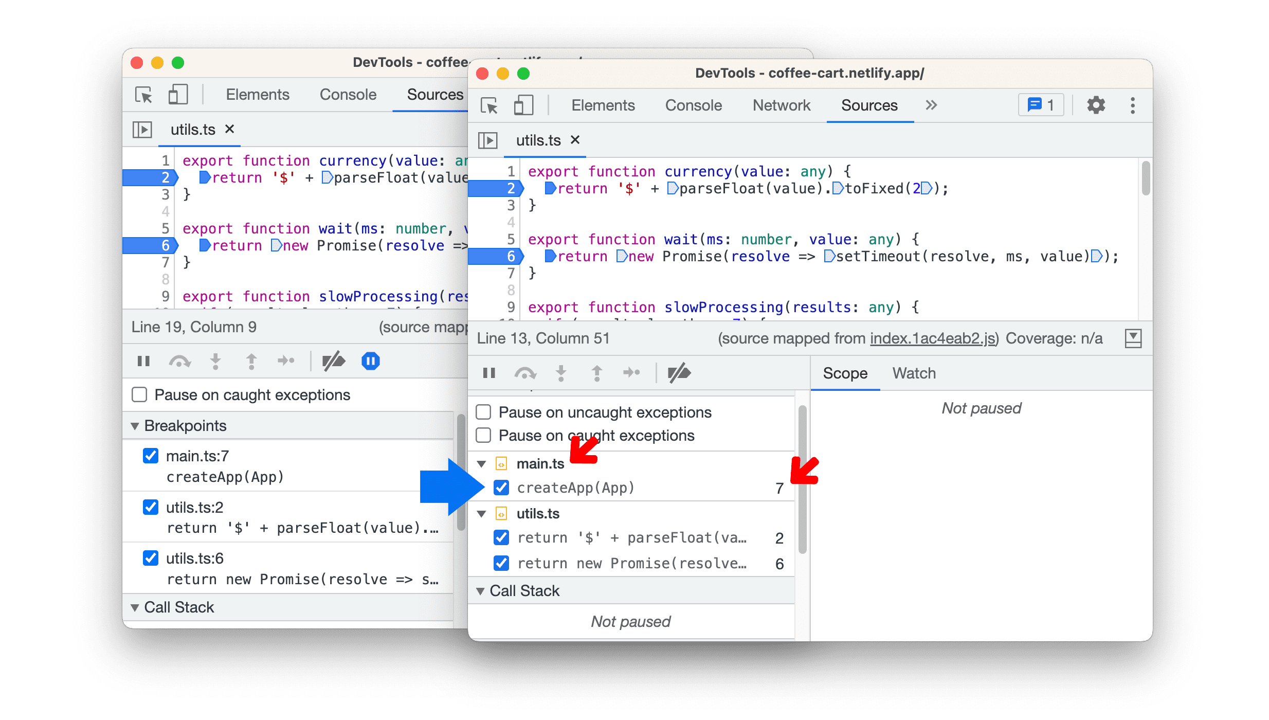 Group breakpoints by file.