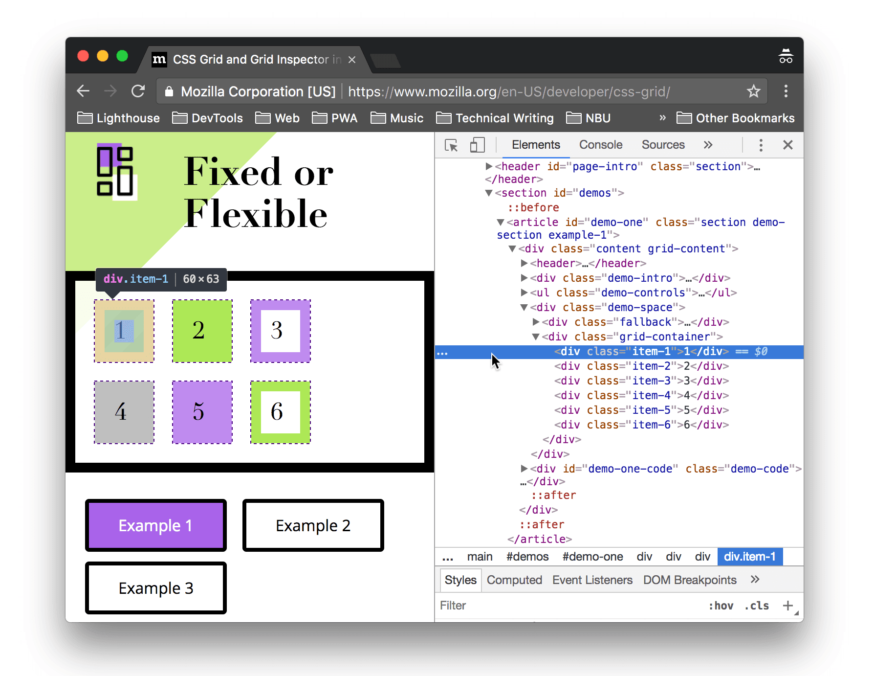 Highlighting a CSS Grid