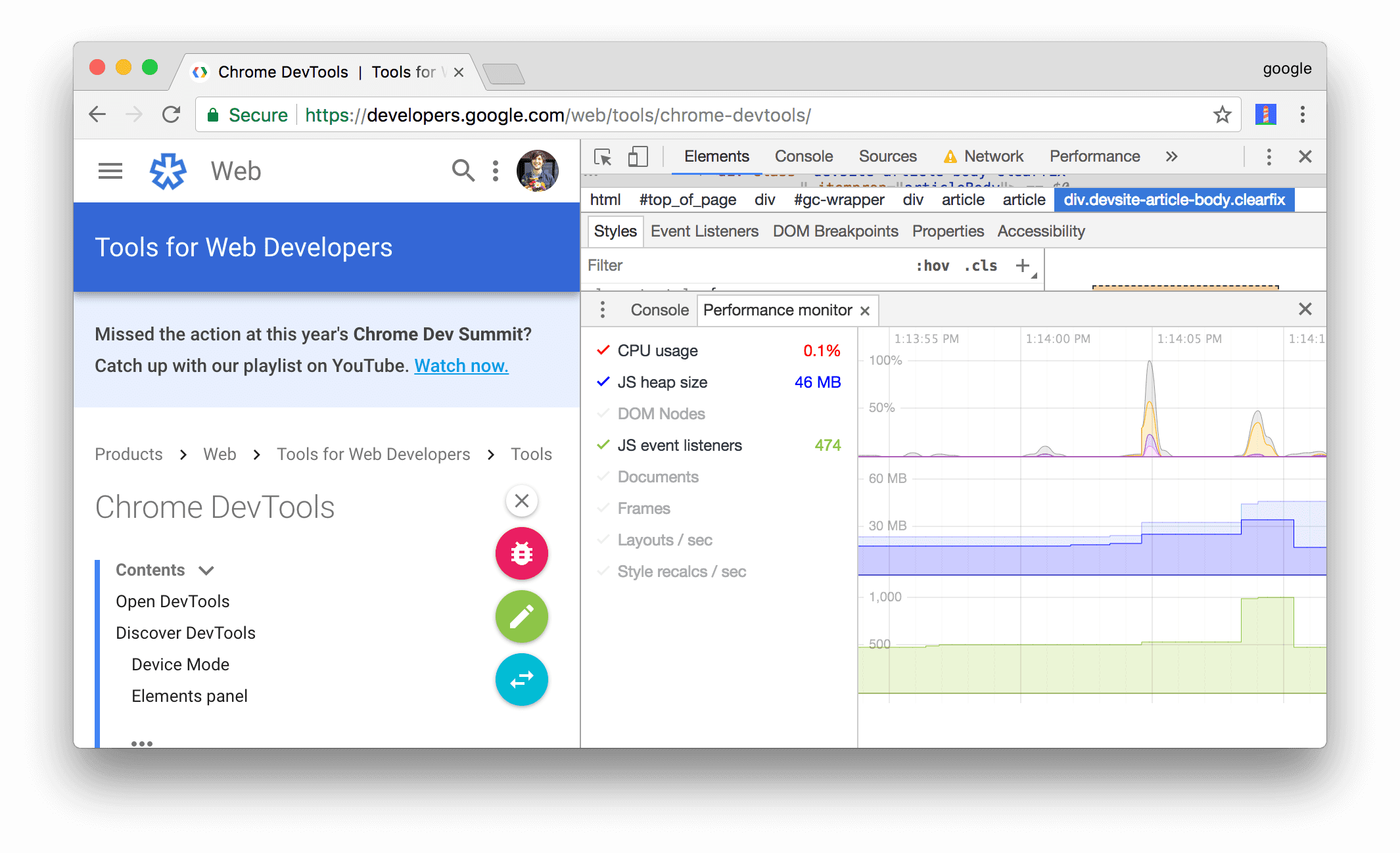 The Performance Monitor