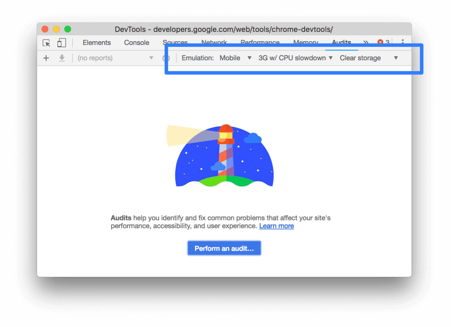 New audit configuration options.