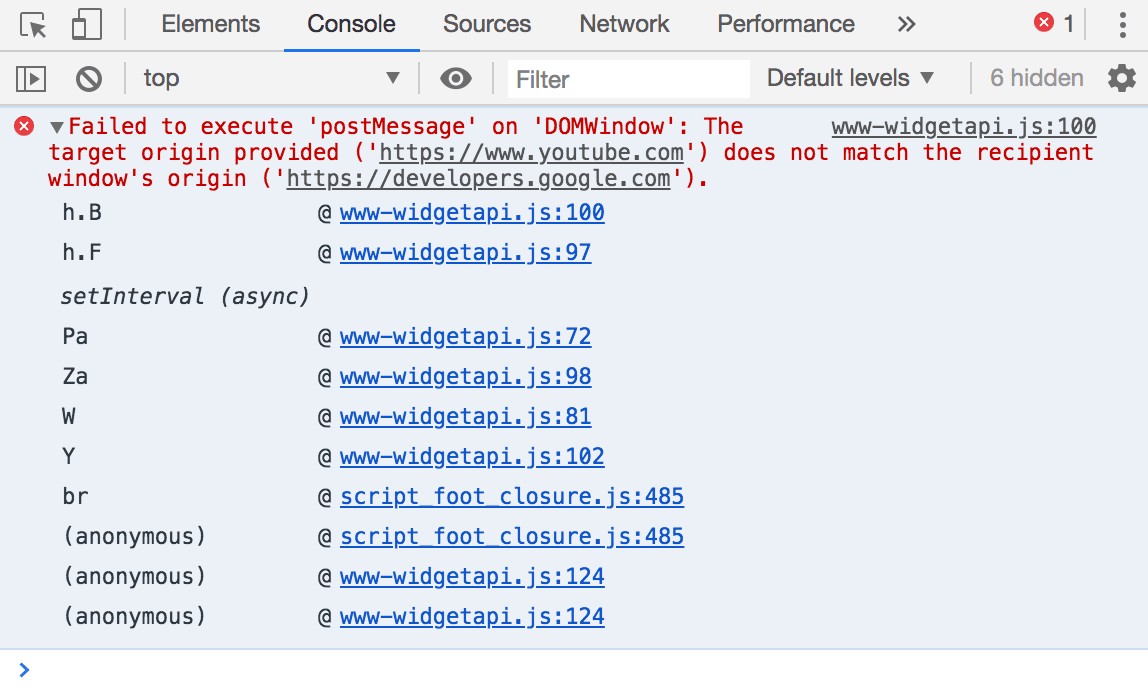 Como expandir um stack trace recolhido