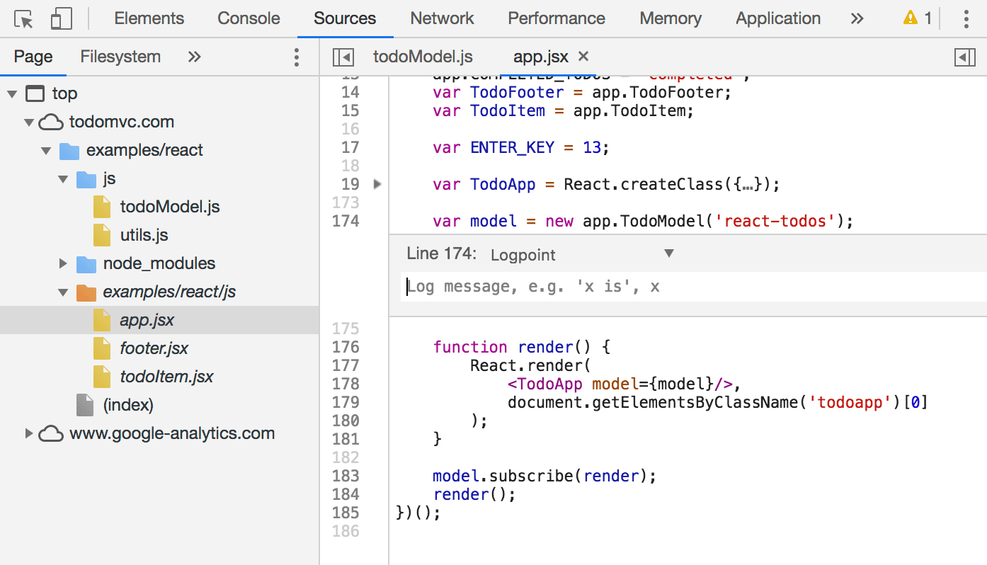 עורך נקודת העצירה (breakpoint)