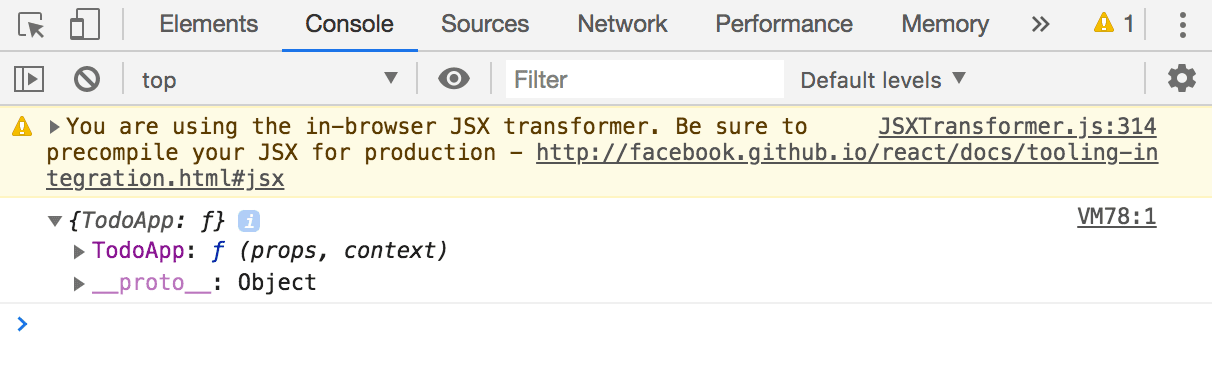 Wynik wyrażenia punktu rejestrowania w konsoli