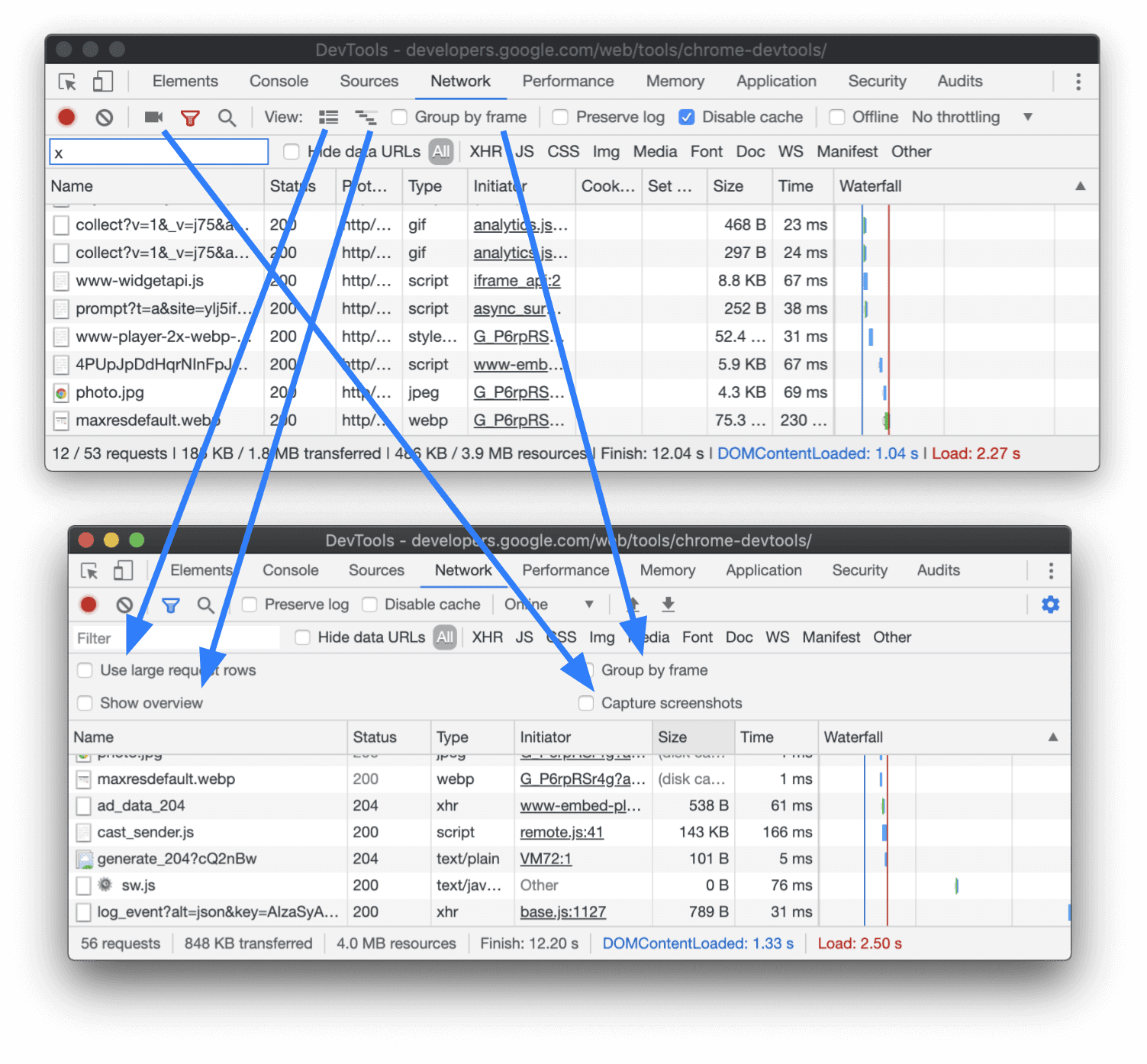 Mappez les anciens établissements sur les nouveaux.