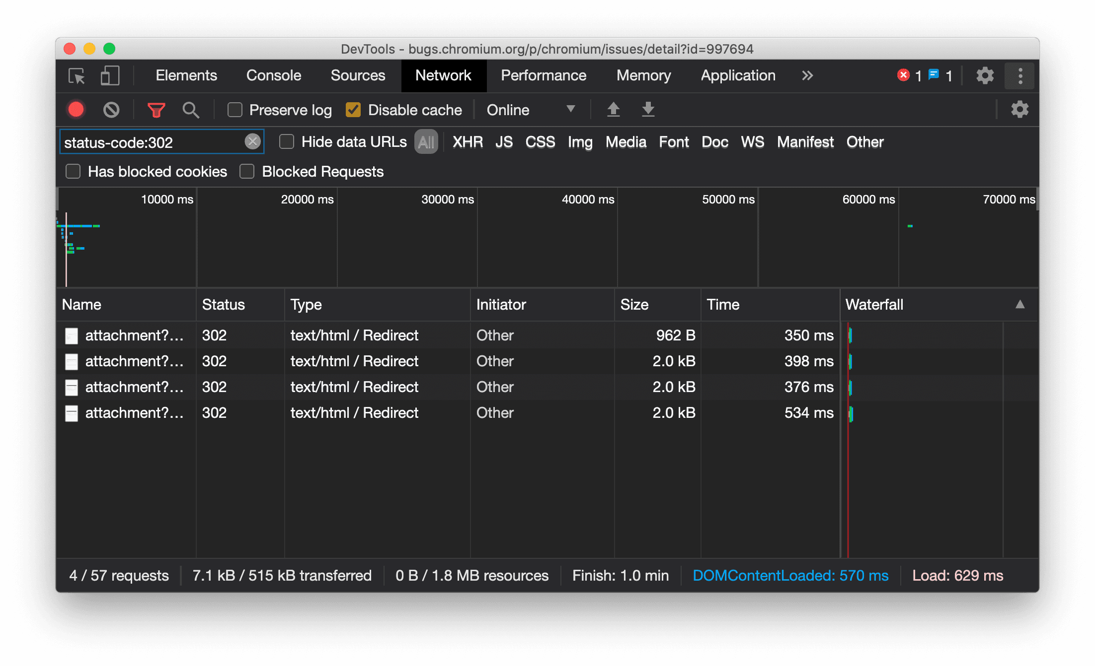 Tipo de recurso de redireccionamiento de display