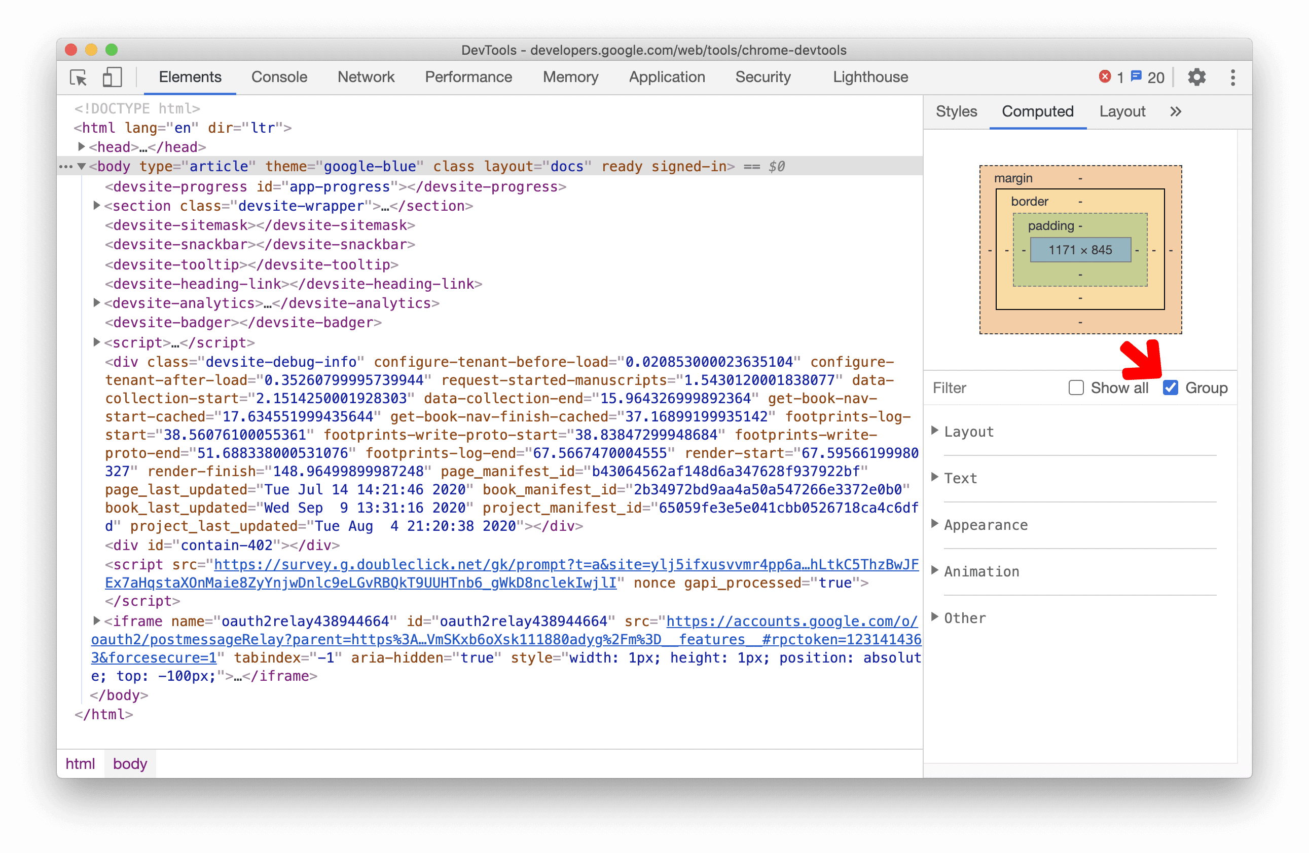 Como agrupar propriedades CSS