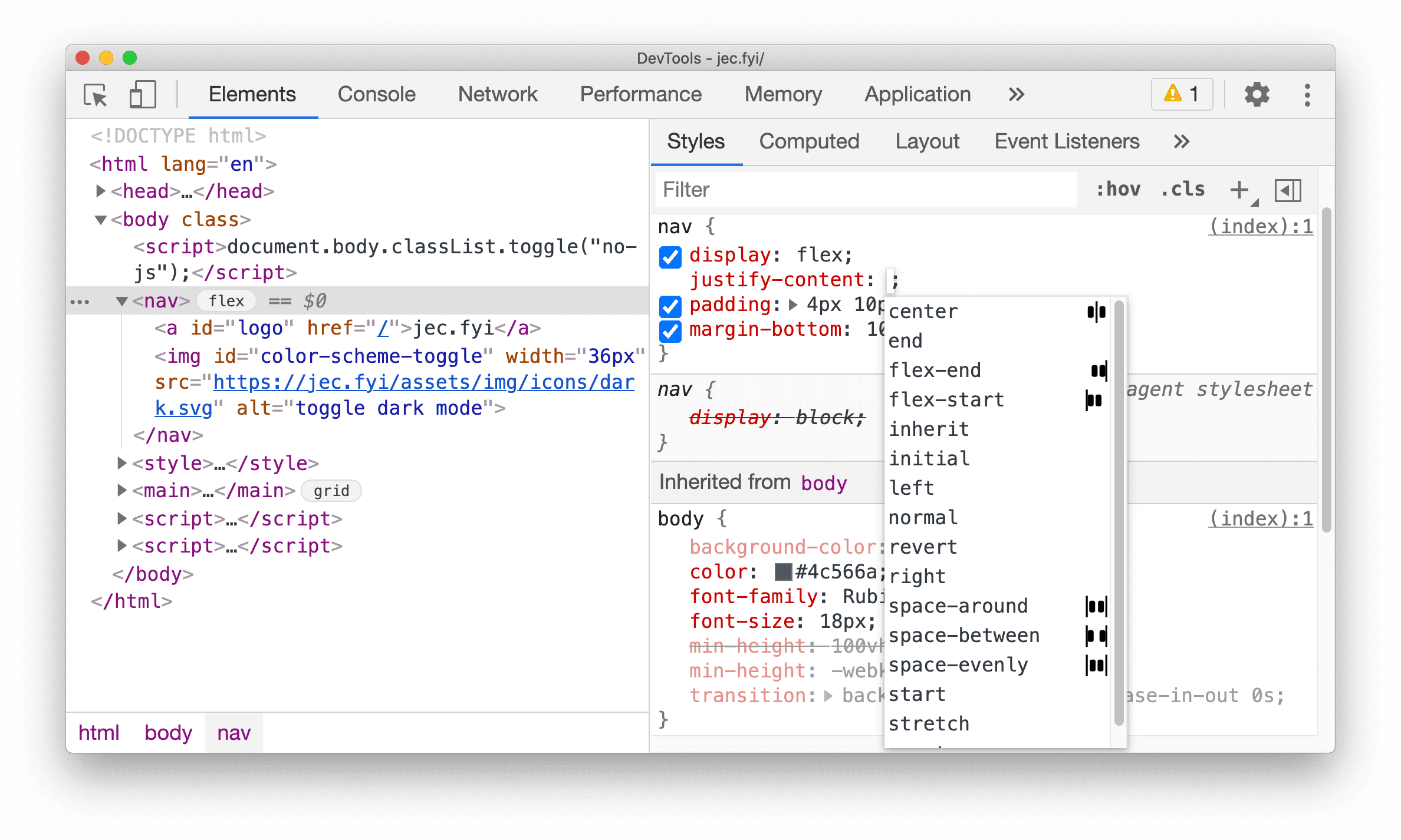 CSS-Flex-Debugging