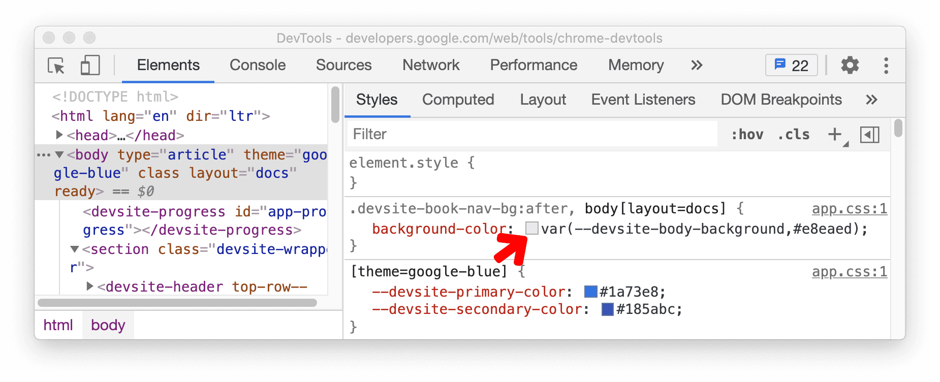 カスタム CSS プロパティ用のカラー選択ツール