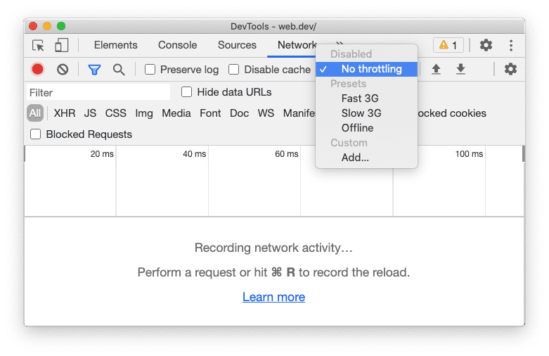 Record network log