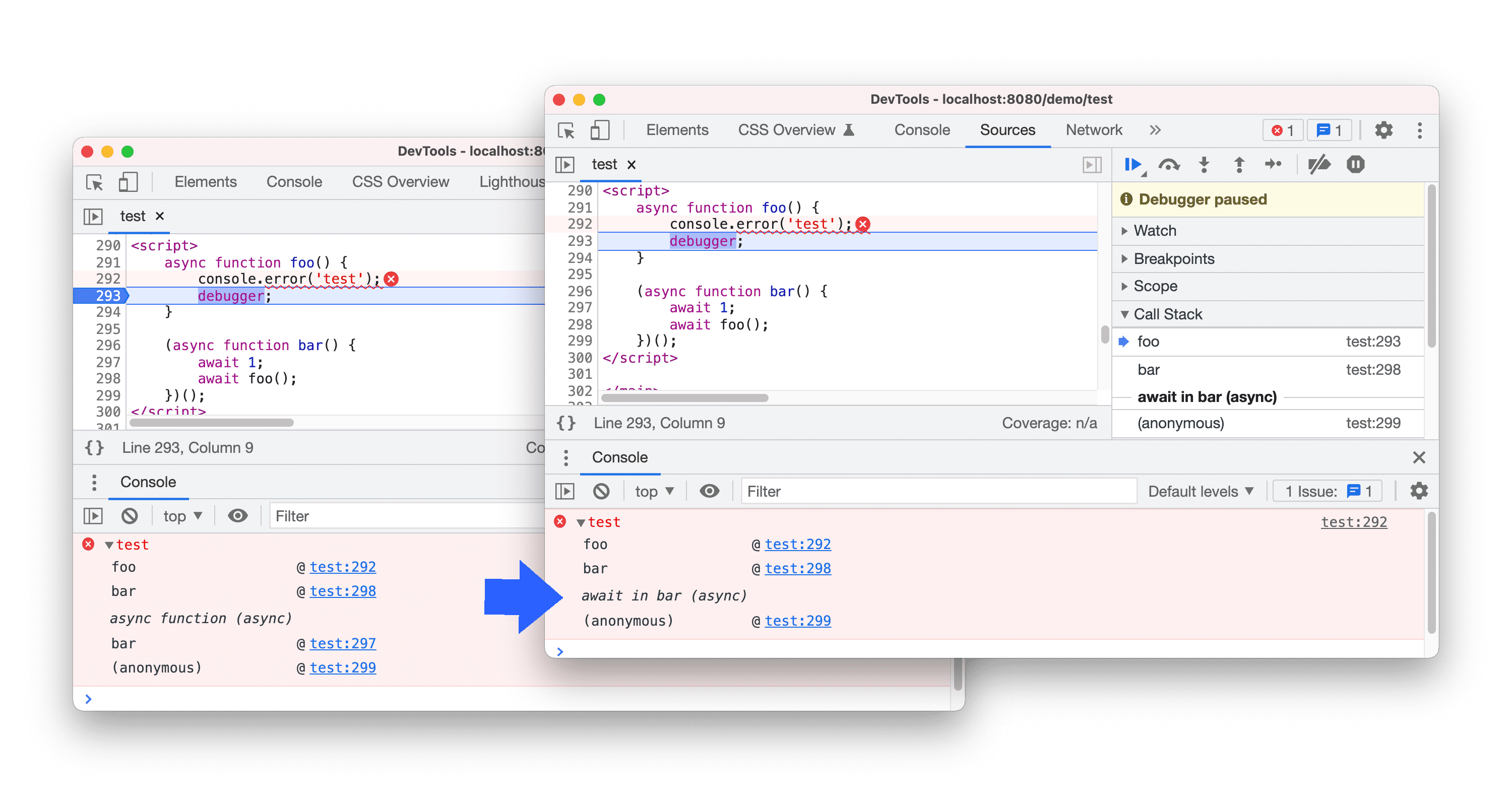 Async-Stacktraces