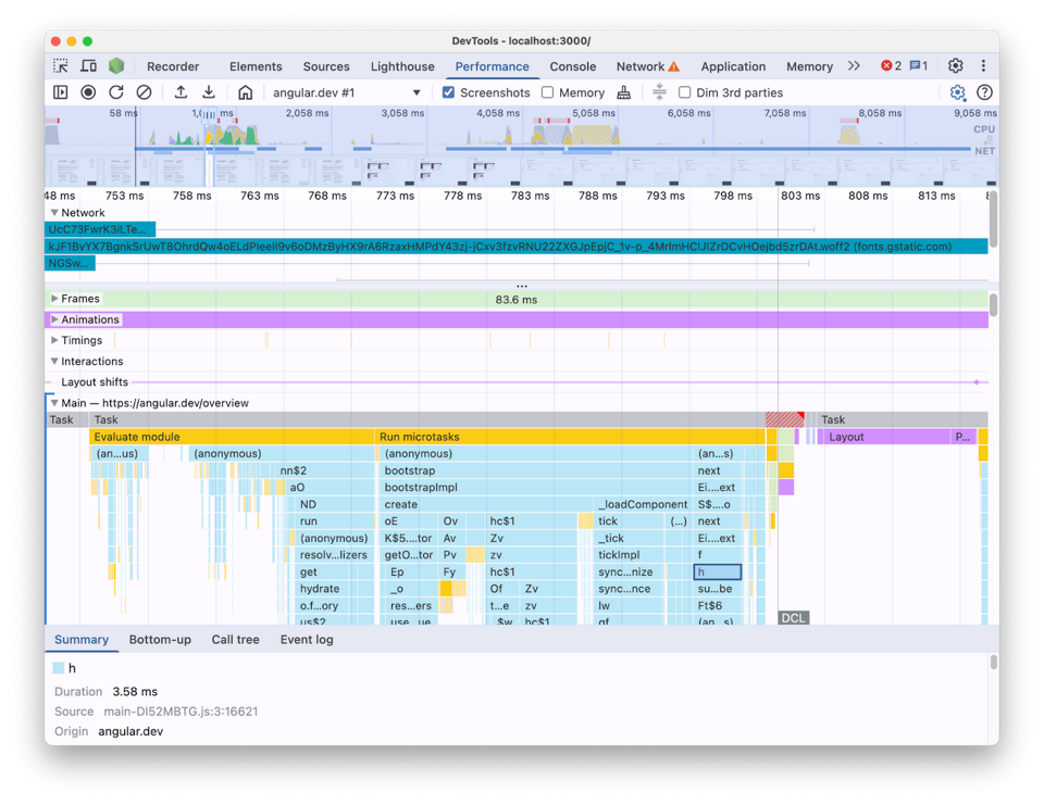 Use Chrome DevTools Performance panel to profile Angular apps | Blog ...