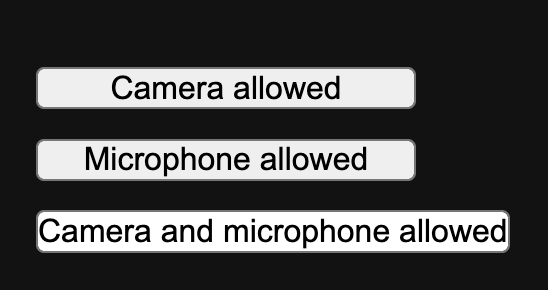 権限ボタン（テキスト付き）