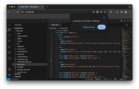 Persistent permissions for the File System Access API | Blog | Chrome ...