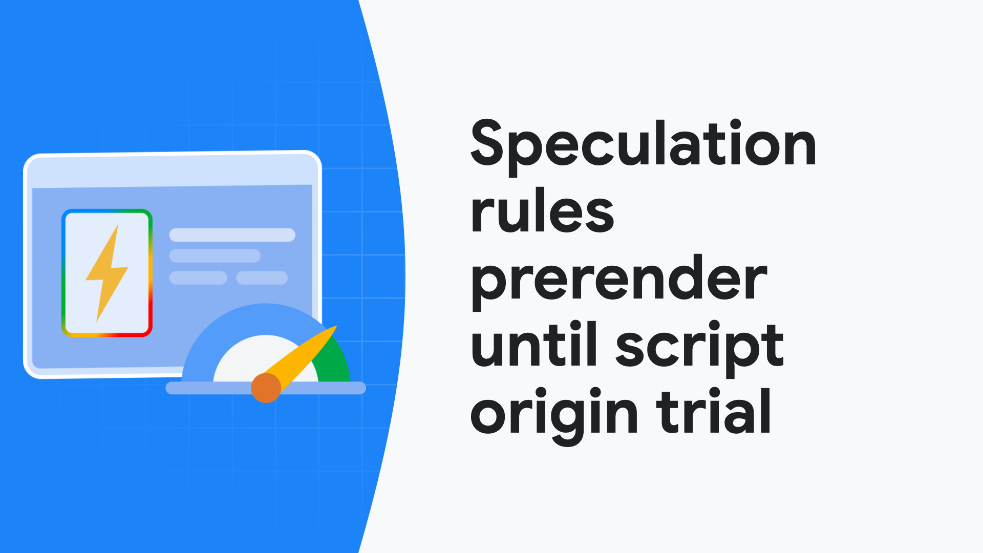 Renderización previa de reglas de especulación hasta la prueba de ...
