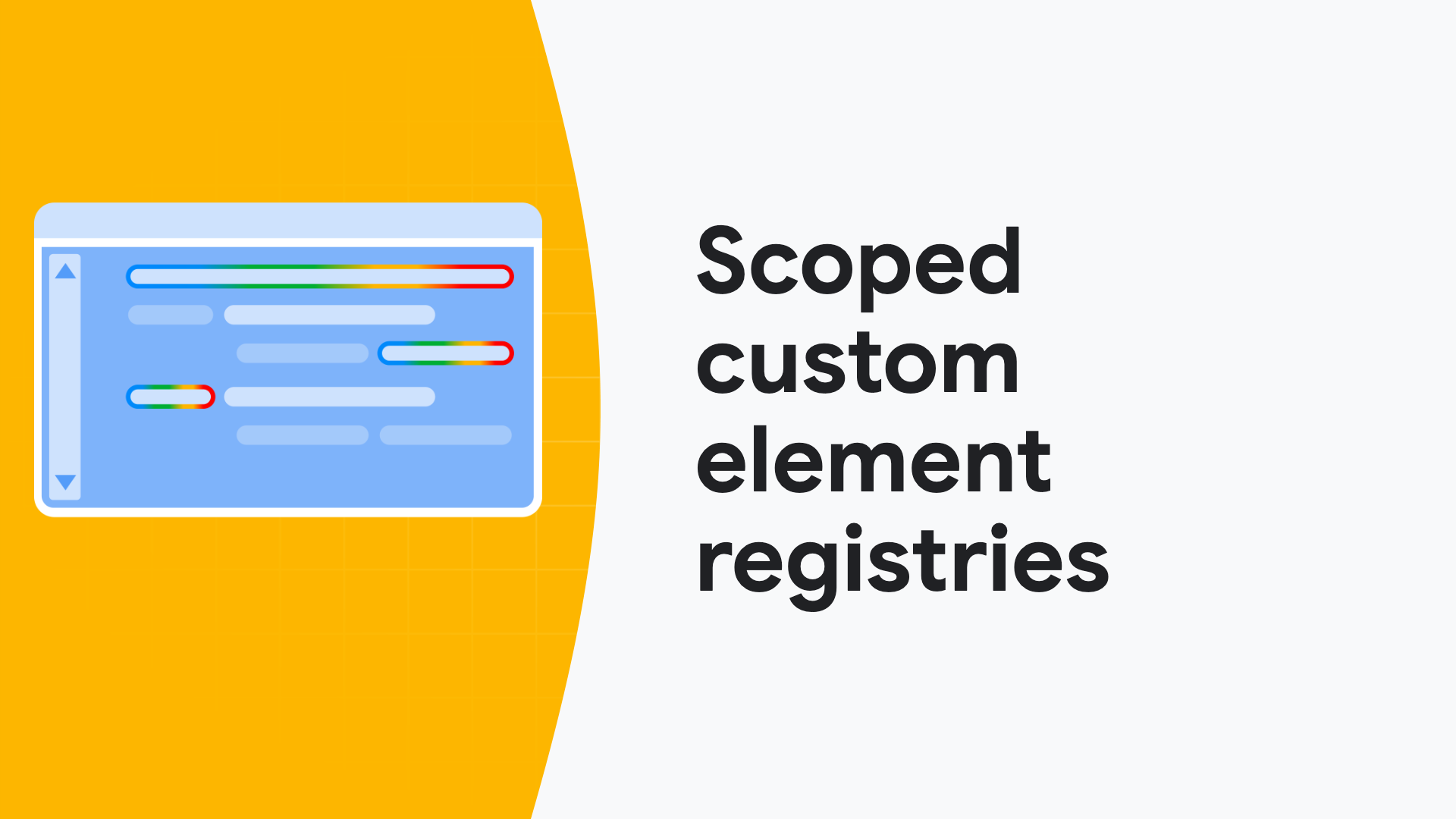 Make custom elements behave with scoped registries