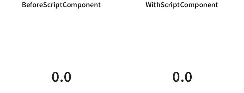 Vidéo montrant la progression du chargement de la page d&#39;index avec et sans le composant Script. Le FCP est amélioré de 0,5 seconde avec le composant Script.