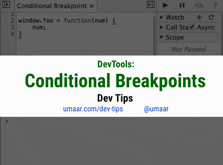 Set a breakpoint based on a certain condition.