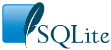 SQLite ロゴ。