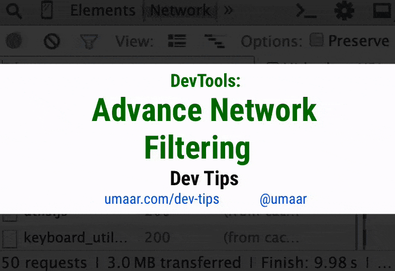 המסנן הגדול יותר מהמסנן המתקדם של חלונית הרשת, ועוד כמה מסננים.