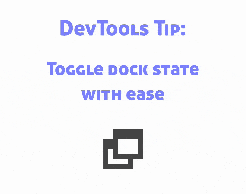 Attiva/disattiva lo stato del dock di DevTools con una scorciatoia da tastiera