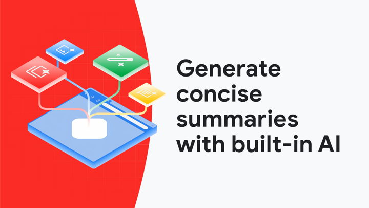 Chrome Summarizer API cover illustration showing on-device summarization
