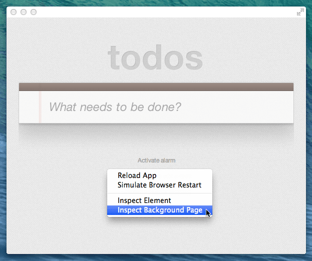 Nachrichten auf Hintergrundseite prüfen