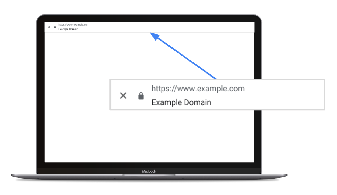 شريط خارج النطاق في أعلى تطبيق ويب تقدّمي (PWA) مستقل.