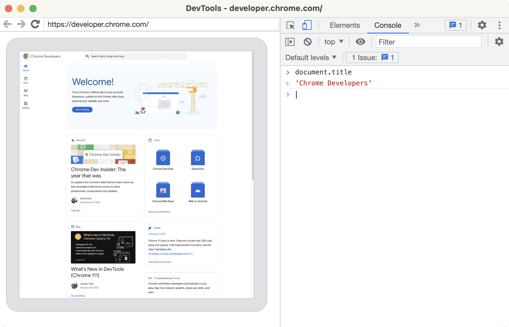 Chrome 開發人員工具可以檢查遠端無頭目標網頁
