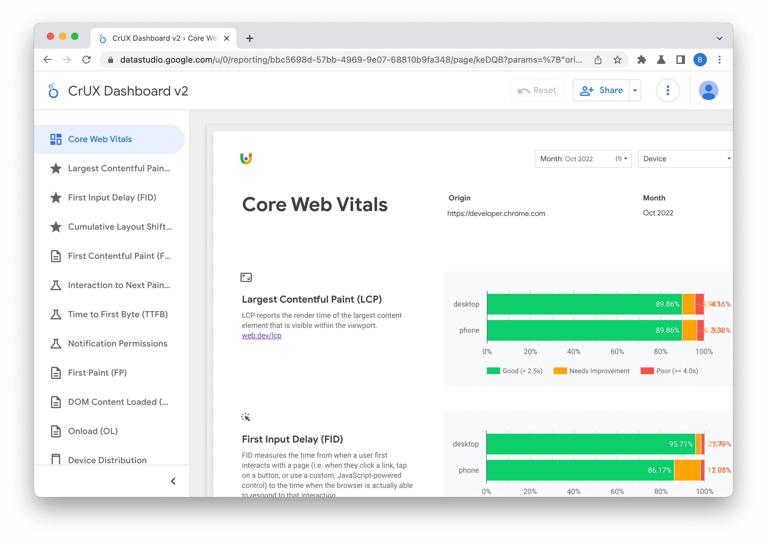 Crux Dashboard 