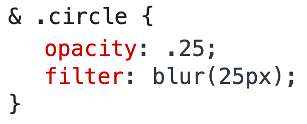 A screenshot of Chrome DevTools nesting syntax.