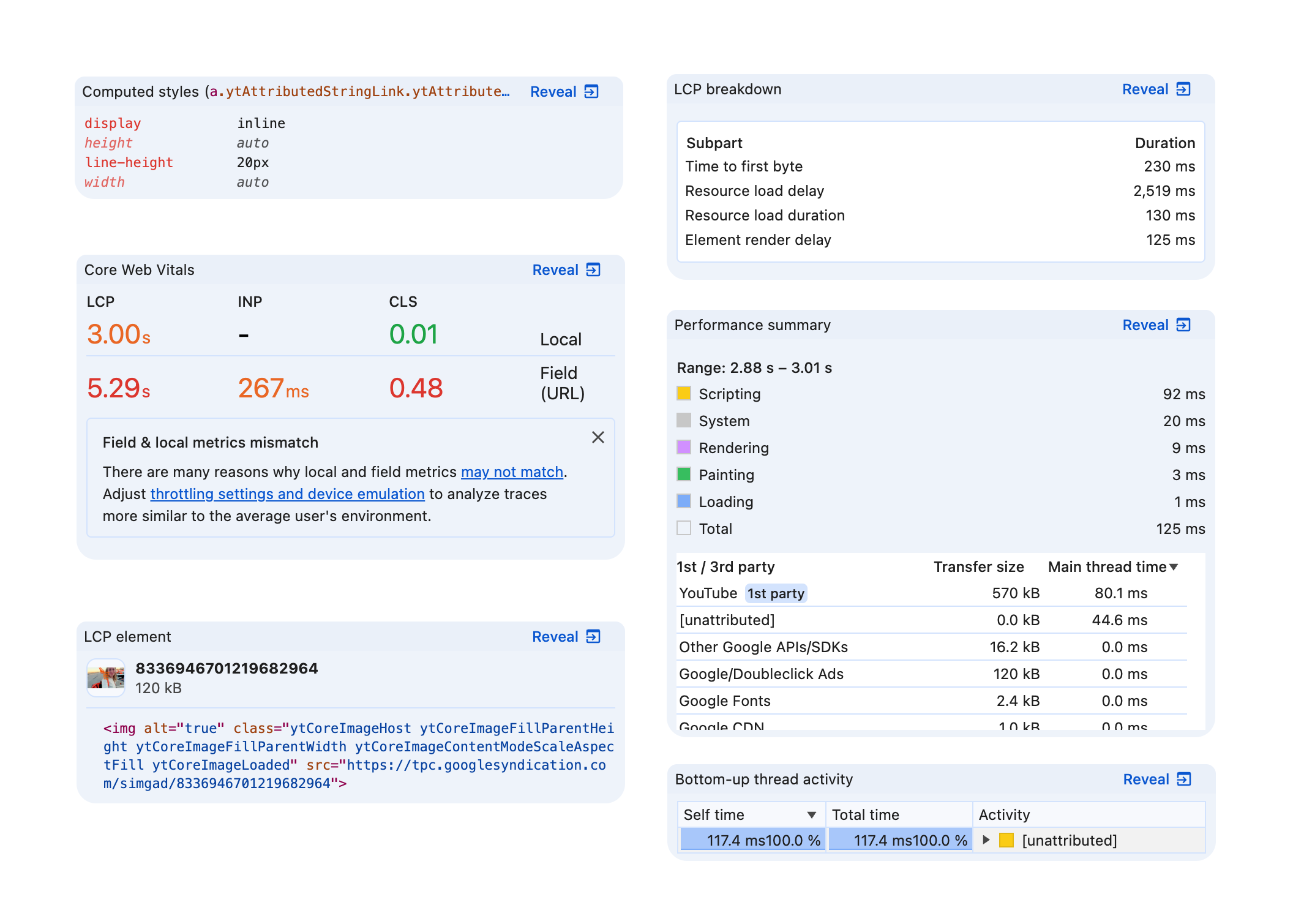 Exemples de widgets lisibles dans le tutoriel de l'agent.