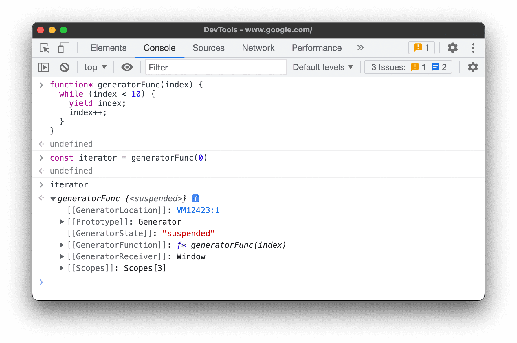 Iteratorobject.