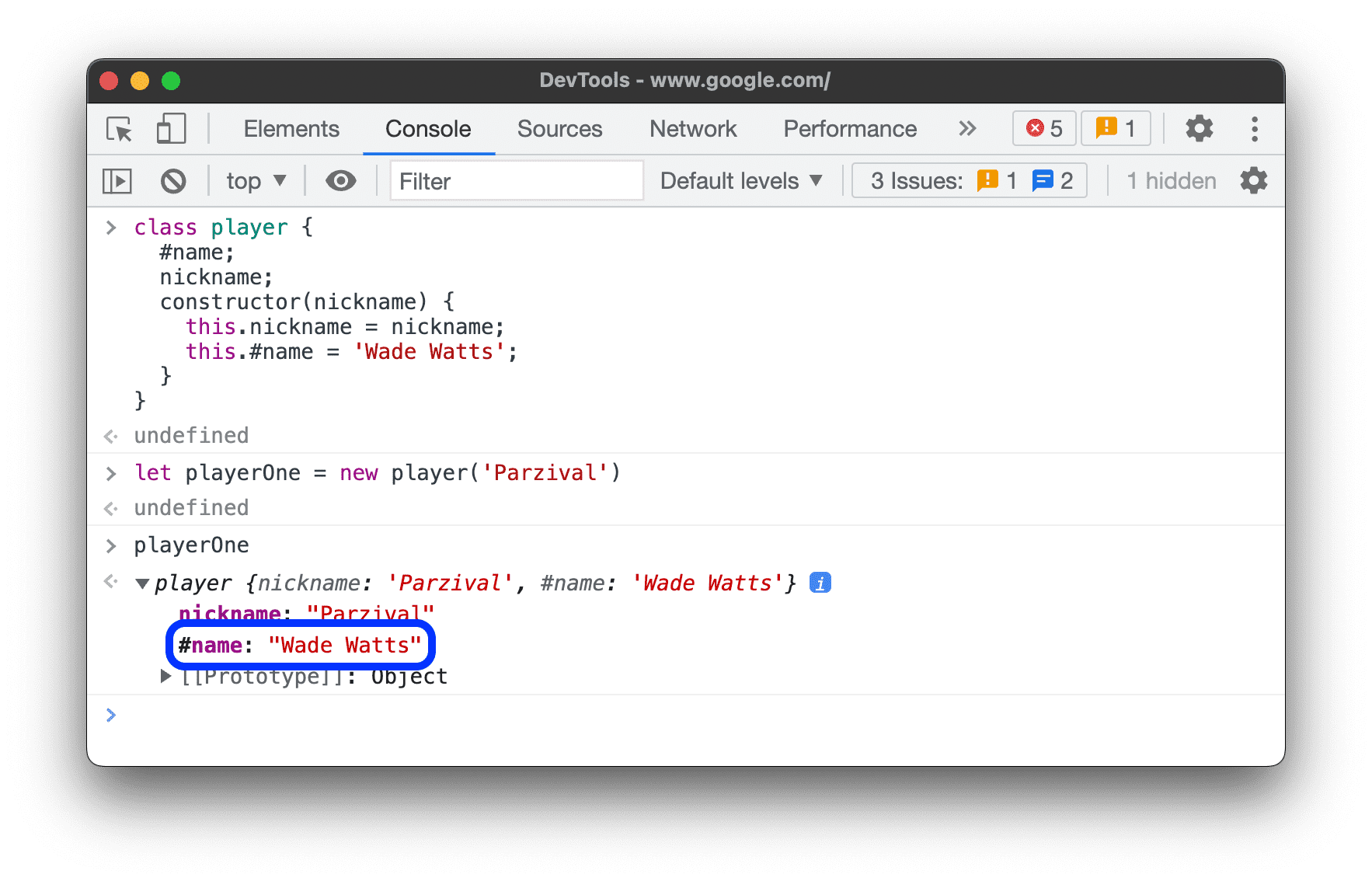 Es una propiedad privada de una instancia de clase.